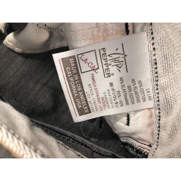 Chip & Pepper rare grey denim jeans size 30 EUC Women's Unisex - Picture 6 of 9